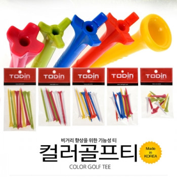 투딘 플라스틱 티 골프티