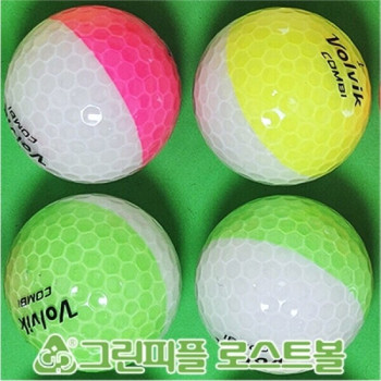 볼빅 콤비 크리스탈 3피스 A급 로스트볼 16개