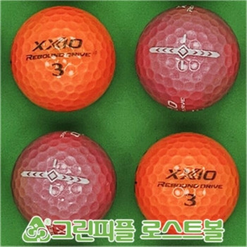 던롭 젝시오 리바운드 드라이브볼 컬러혼합 3피스 A+급 로스트볼 16개